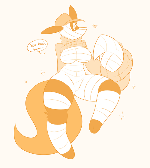 kilinah:I’ll have you know, femfoxs’ mummy thighs are the softest and spookiest 