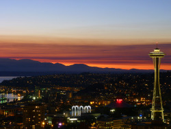 ilove-seattle:  Seattle Sunsets by vishal.jalan