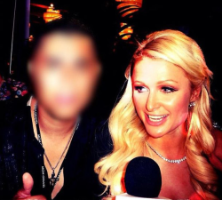 drrugwar:  Member of The Sinaloa Cartel (Chino Antrax) with Paris Hilton in Las Vegas