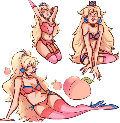 wet-clam:Some peaches, I’ve been loving her aesthetic lately