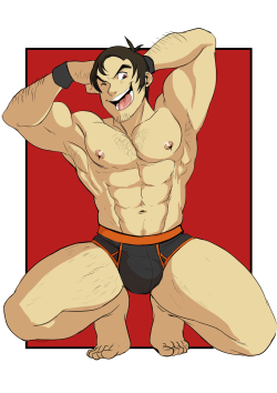bootyelectric:  The winner of my 100 Patron contest requested a Beowulf showing off his muscle, and I was more than happy to deliver!A naughtier version is available on my Patreon for the Ŭ tier!https://www.patreon.com/bootyelectric