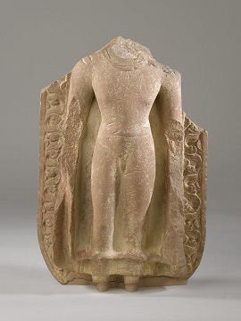 source: buddhistartnews.wordpress.  Standing Buddha Mathura, Uttar Pradesh, India; 5th century,
