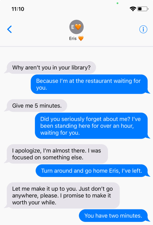 An Idea For The Text Threads: What If The Other Forgot An Important Date (anniversary, Birthday, Graduation