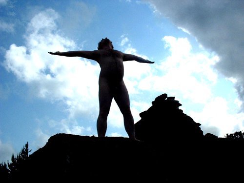 Being naked in nature allows us to appreciate the beauty of our true selves and fosters