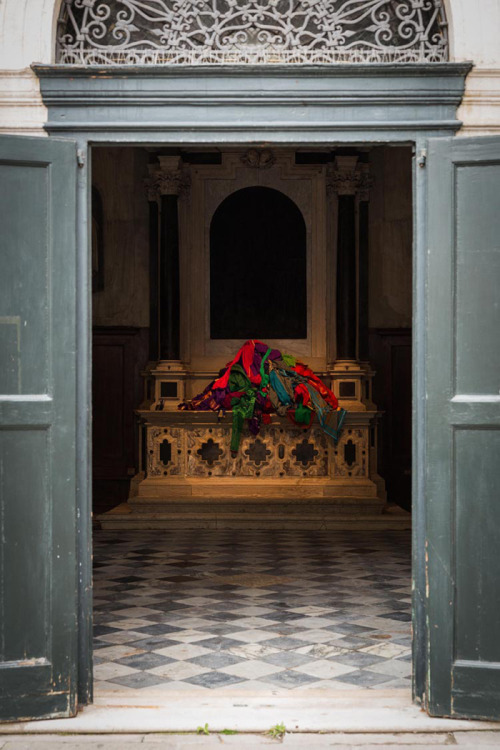 Patricia Cronin - Shrine for Girls @ Church of San Gallo, Venice.&gt; Photo: Mark Blower.