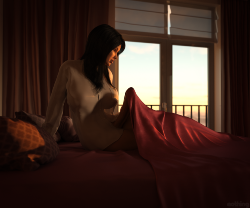 nothingmore3dx:  nothingmore3dx: 4k versions and stuff @ patreon a few more bedroom pics-  building up to a nocturnal emission sequence, as requested by a patreon 