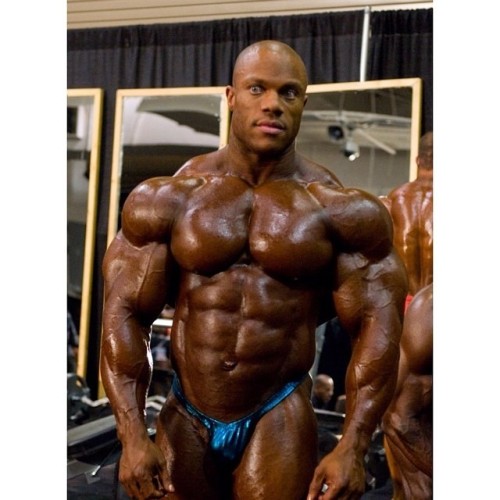 drwannabe:  Phil Heath  He looks either surprised, awed, or pissed.