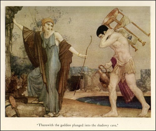 arjuna-vallabha:llustrations by William Russell Flint from a version of The Odyssey of Homer