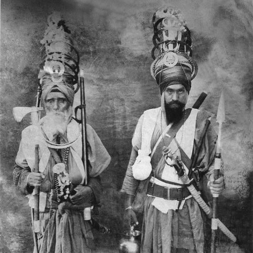 Sikh Warriors, mid 19th century.