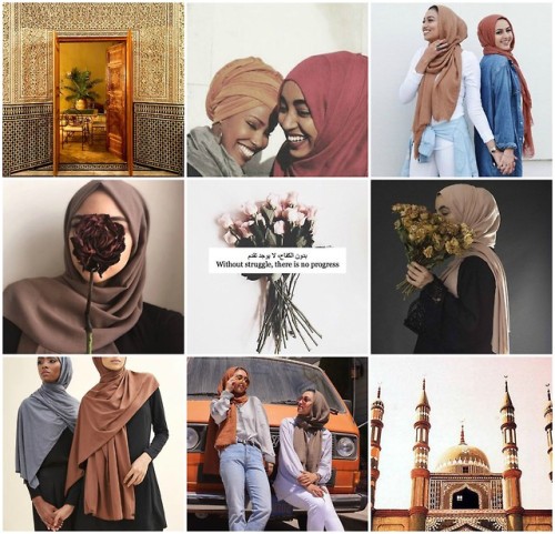 lunar-sapphic: sapphic muslim moodboard for @melihovania!