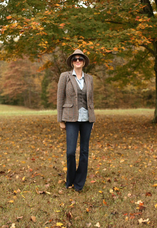 Tweed Blazer, Modern Annie Hall, Fall Outfit Idea