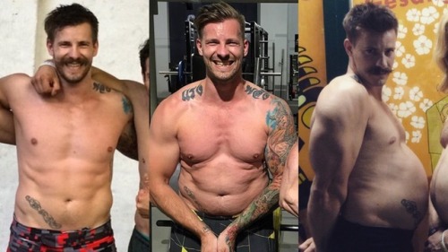 fattdudess:  Johannes Kwella & his sexy growing belly