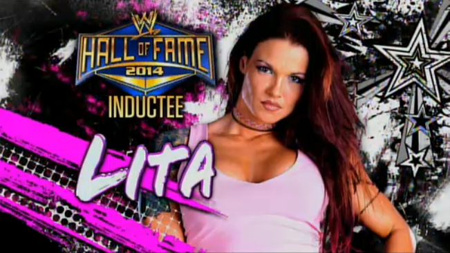 sinfuljiminy:   The third inductee to the 2014 Hall of Fame.   Congrats Lita! Well