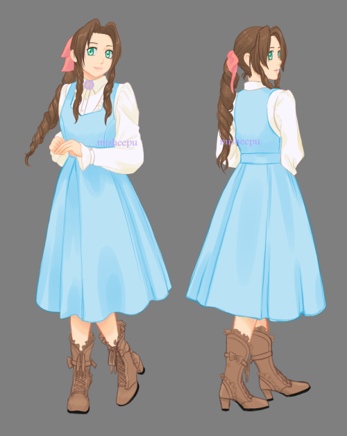 Finished 15 year old Aerith! I know she’s 15 in CC, but she looked older than she looks lol (I thoug