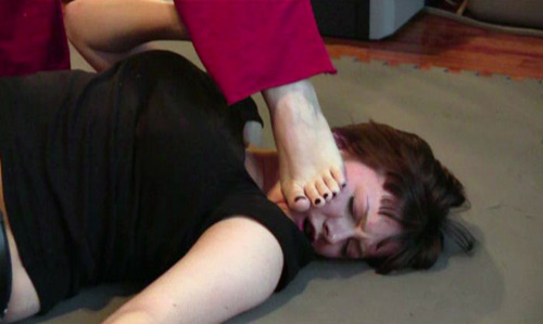 Foot on face for the loser adult photos