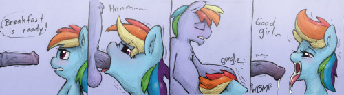 Porn Pics fluttershy-clop-blog:  Raincest I want more