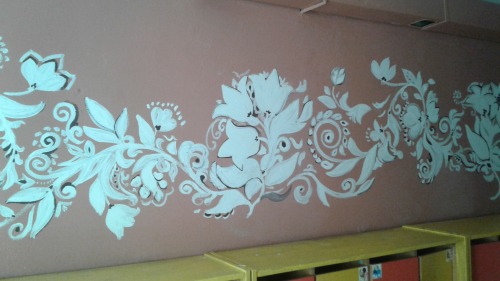 In 2017, When I Worked In A Kindergarten, I Decorated The Walls There. Here You Can See The Composition