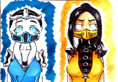 I Am Making MK Genderbender Sketch Cards
