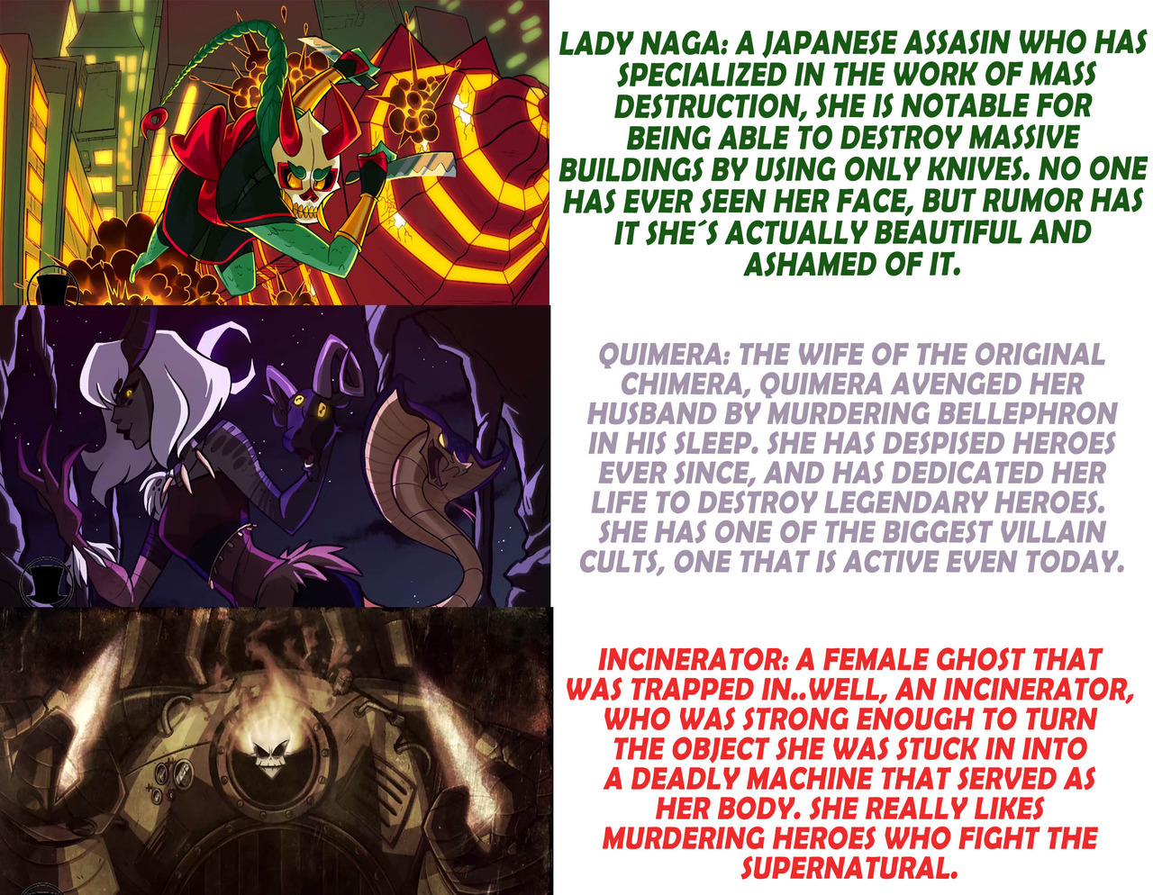 As always, everytime there´s new background villains, I give them some backstory