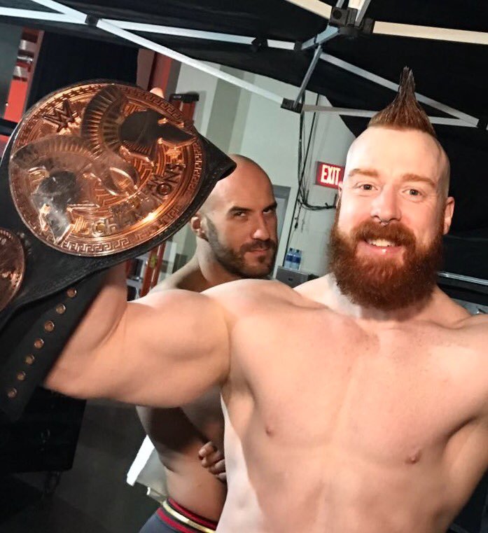 lovedeidrelove: CONGRATS to Sheamus and Cesaro on becoming the new Raw Tag Team Champions!