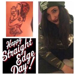 Happy Straight Edge Day xxx 🙅🏻 #straightedgeday #reppin #edgegirls