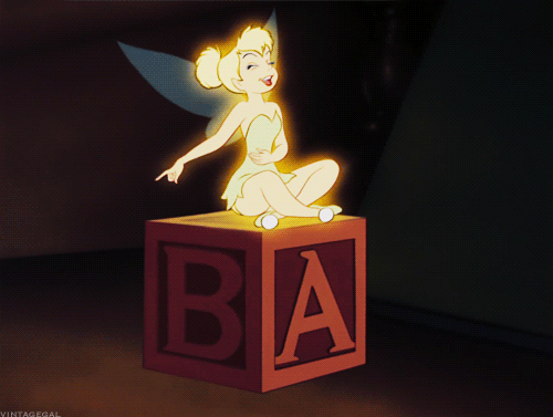 confessionsofanolddisneyfan:  Tinkerbell :) I do not own this GIF.