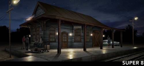 Super 8 concept art by Jamie Rama.(Side note: my Super 8 fanfiction, A Sky of Starlight, is still go