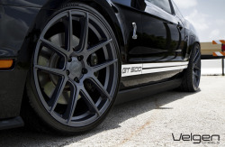 automotivated:  Ford Mustang GT500 on Velgen VMB5 Matte Gunmetal (by VelgenWheels)