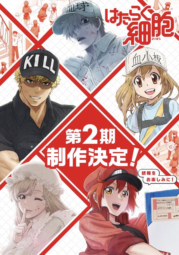 My Blog — pkjd: The “Cells at Work!” anime series will be...