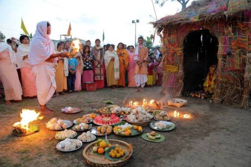 Yaosang is a festival celebrated in Manipur for five days in spring, starting on the full moon day o