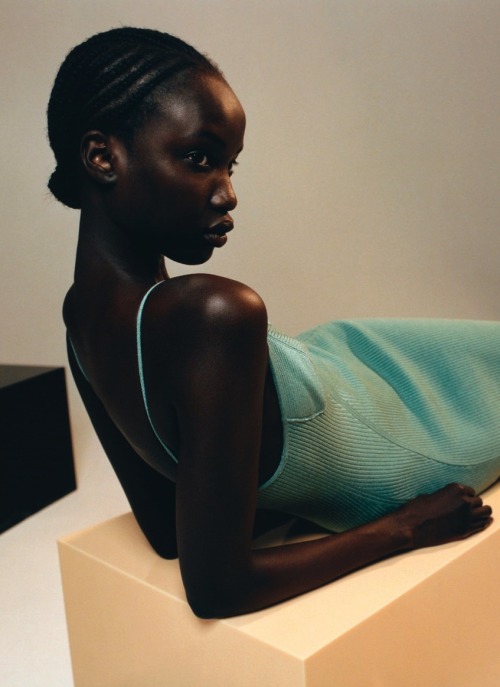 pocmodels: Anok Yai by Hanna Moon for i-D Magazine - Autumn 2019.