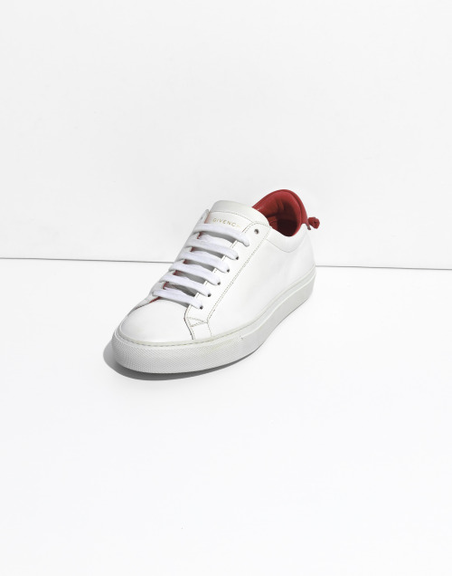 Walk a mile in these shoes  - it’s easy when they’re Givenchy leather lace up sneakers. Discover mor
