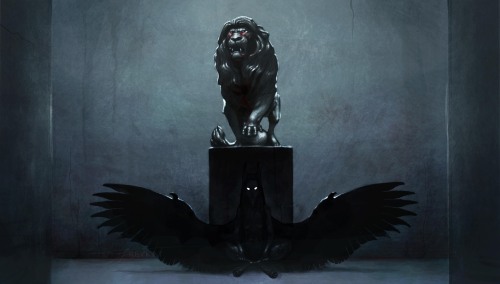 knightofleo:  Olya Reykat Bossak | tumblr | facebook | artstationcrying lionheadcloudthinkthe w