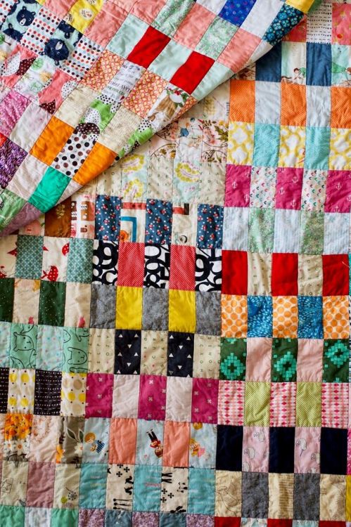 Scrap Stack Quilt from A Quilt is Nice.