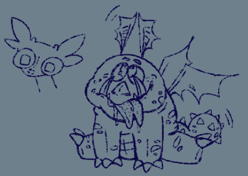 Tried To Draw A Gronckle From Memory Ft. A Really Bad Toothless Doodle LOL