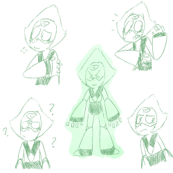 godbear999:  I gathered together some Peridootdoots that I found in my sketchbook hahaSo they are of varying quality….  Peridot is so adorable &lt;3