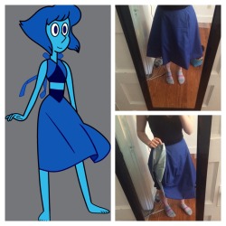 Finished lapis&rsquo;s dress today!