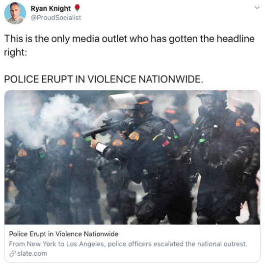 dacinman:  destroyerofprivateschools: politicalsci:     This is why peacefully protesting is a mugs game. The state ain’t peaceful    That’s just wrong. The police give an oath to “protect and serve ”!! 