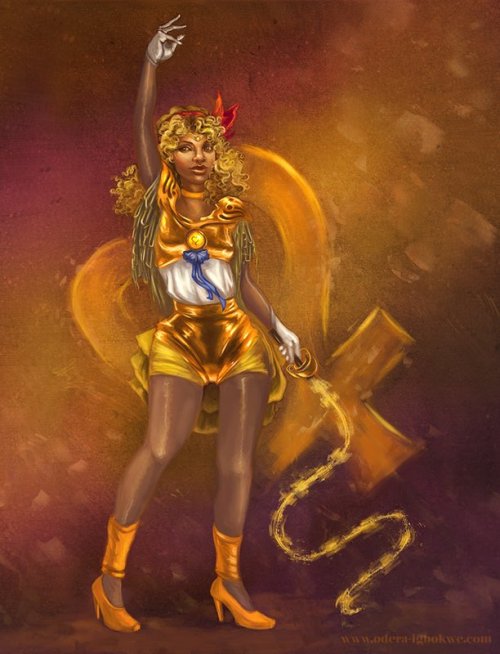 wearewakanda:  The Afro-Diasporic Fantasy Art Of Nigerian-American Illustrator Odera IgbokweWΛW | Like : Tweet : Pin : Blog#WeAreWakanda