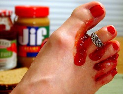 Let me lick and suck those clean for you.