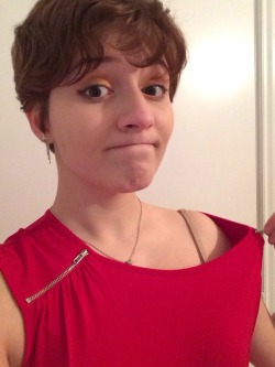 lil-bit-ghei:  &ldquo;What were you wearing?&rdquo; I wore a red dress to work today. It has a zipper at either side of my chest that can unzip and reveal a thin strip of skin. A coworker, without warning, tried pulling at the zipper and when it wouldn’t