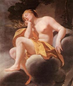 canforasoap:Simon Vouet (French, 1590-1649), Sleeping Venus, between 1630 and 1640. Oil on canvas, 100.5 x 84 cm. Museum of Fine Arts, Budapest