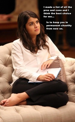 Sofia Black D’ Elia permanent chastity.