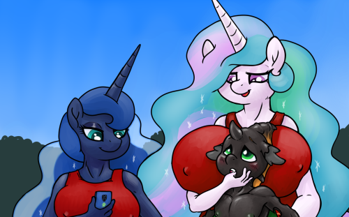 wesquestria2:  smoodged:  NSFW-er version HERE. Current of Love Commission for Dryury. Contact me if interested!   me likey likey