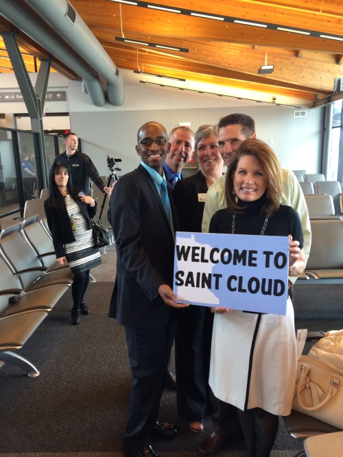 May 6, 2014 is the first day for United flights connecting Chicago O'Hare and St. Cloud Regional Air