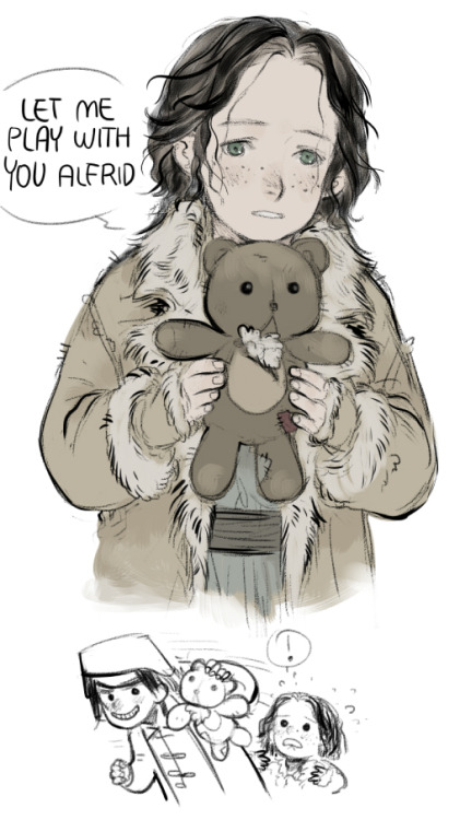 melkorwashere:wavesheep:1.Osse2.Ulmo3-4.lil bard with his bear series (this bear was from hobbit leg