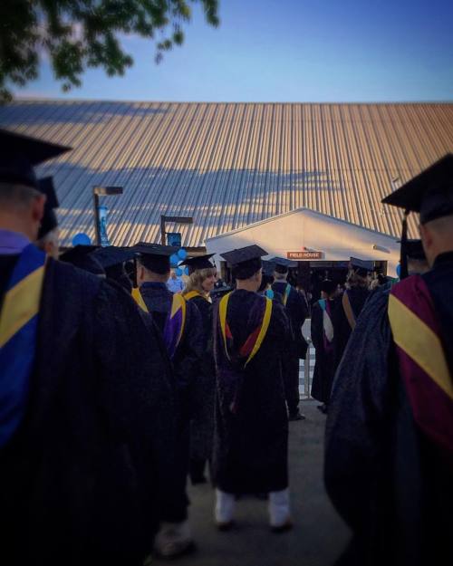 So many hoods. #bc3grad #faculty #graduation (at Butler County Community College)