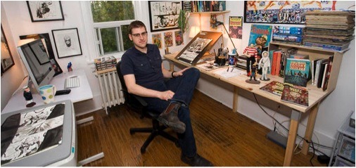 This is where art is made: Part V Kelly Sue DeConnickFrank FrazettaRyan StegmanFrank