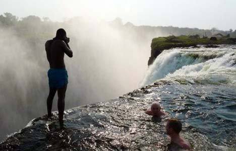 The Above Is Devils Pool Located In Victoria Falls. You Can Probably Guess As To Why They Give It That