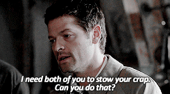 marilynmay:Cas Appreciation Week |  Day Four: Favorite Personality TraitCas + not taking anyone’s cr